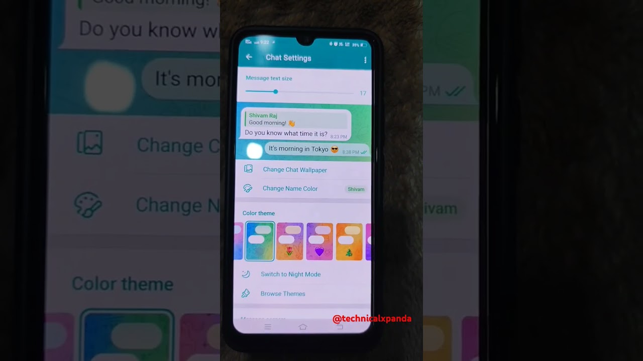 How to switch to dark mode in telegram|| Dark mode kaise On kare in Telegram #dark