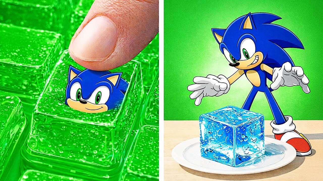 Mini Sonic DIY Builds 💙✨ Oddly Satisfying Craft Magic