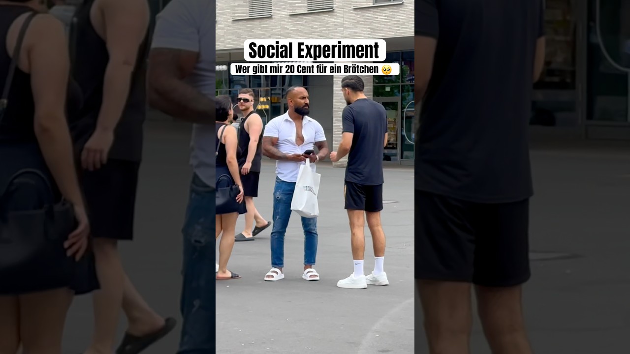 Experiment w&uuml;rdest du helfen ? 🥺 #social #experiment #hungry #short #shorts #love