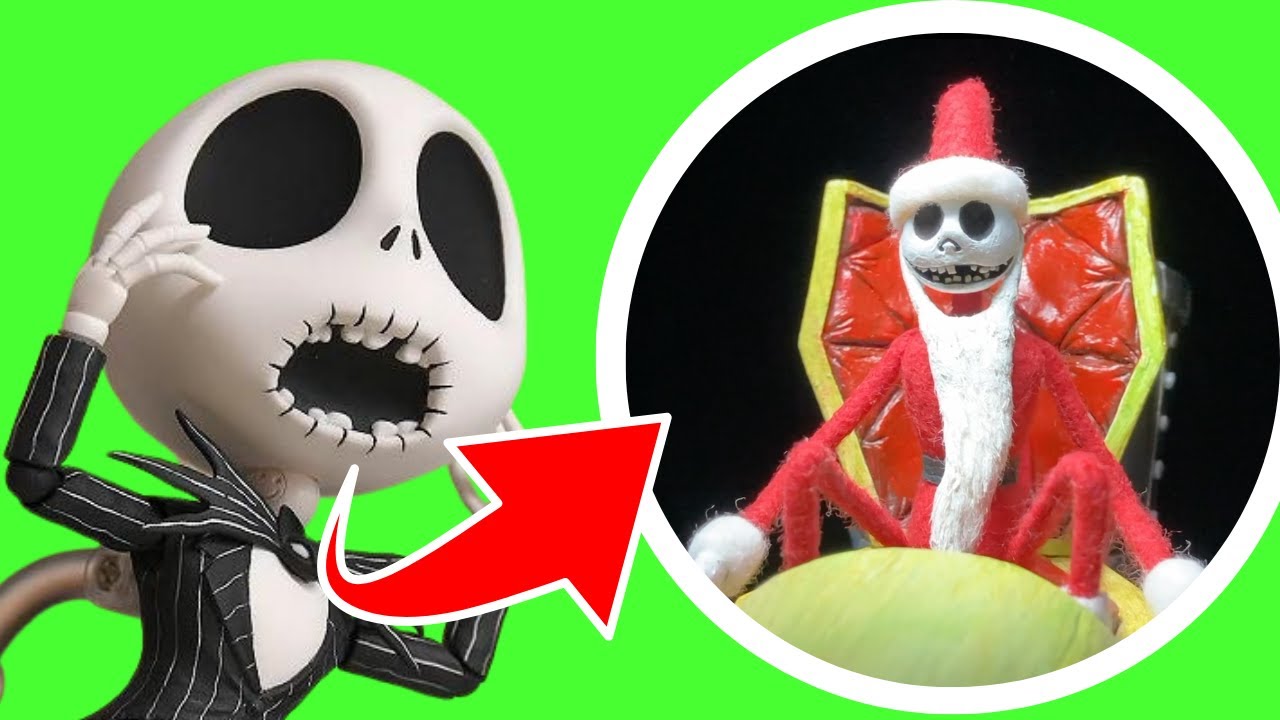Crafting a Miniature Jack Skellington for the Sleigh in Tim Burton's Nightmare Before Christmas