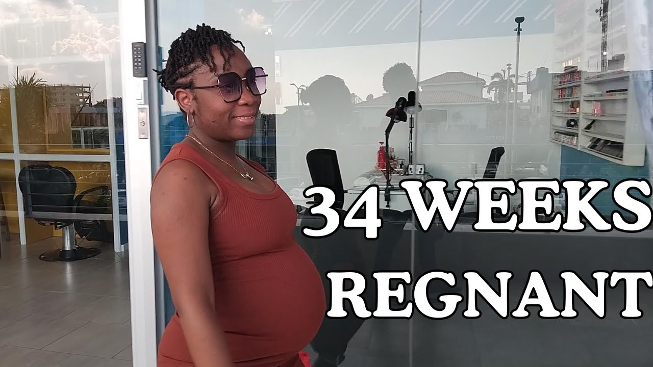 34 WEEKS PREGNANT IN JAMAICA | Doctor Visit + What I Use To Avoid Stretch Marks