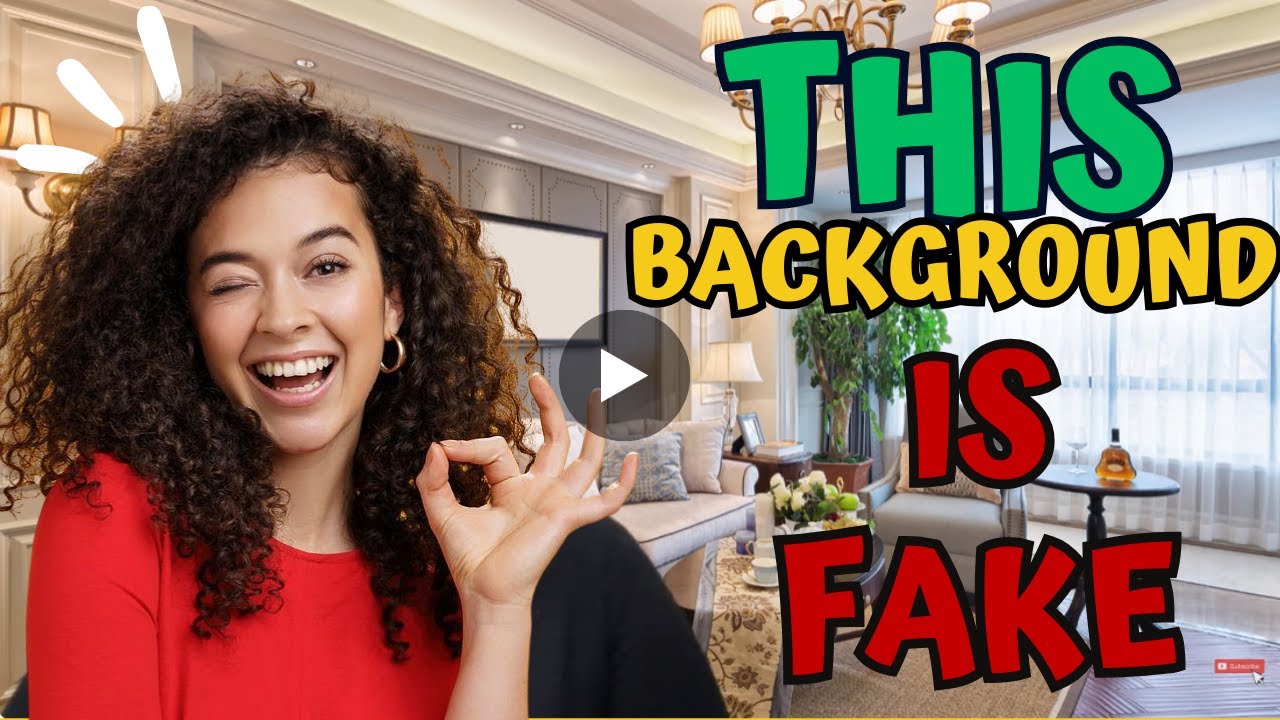 ✨UNLEASH YOUR CREATIVITY: How To Create a Quick, FAKE, and FREE REALISTIC YouTube Studio Background!