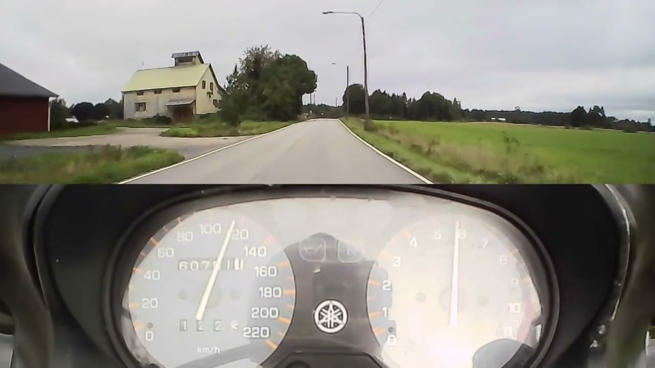 Driving with Yamaha XJ600 S