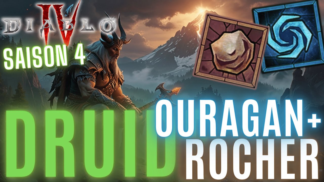Diablo 4 - Build Rocher, le tourbillon à la sauce Druide - Saison 4