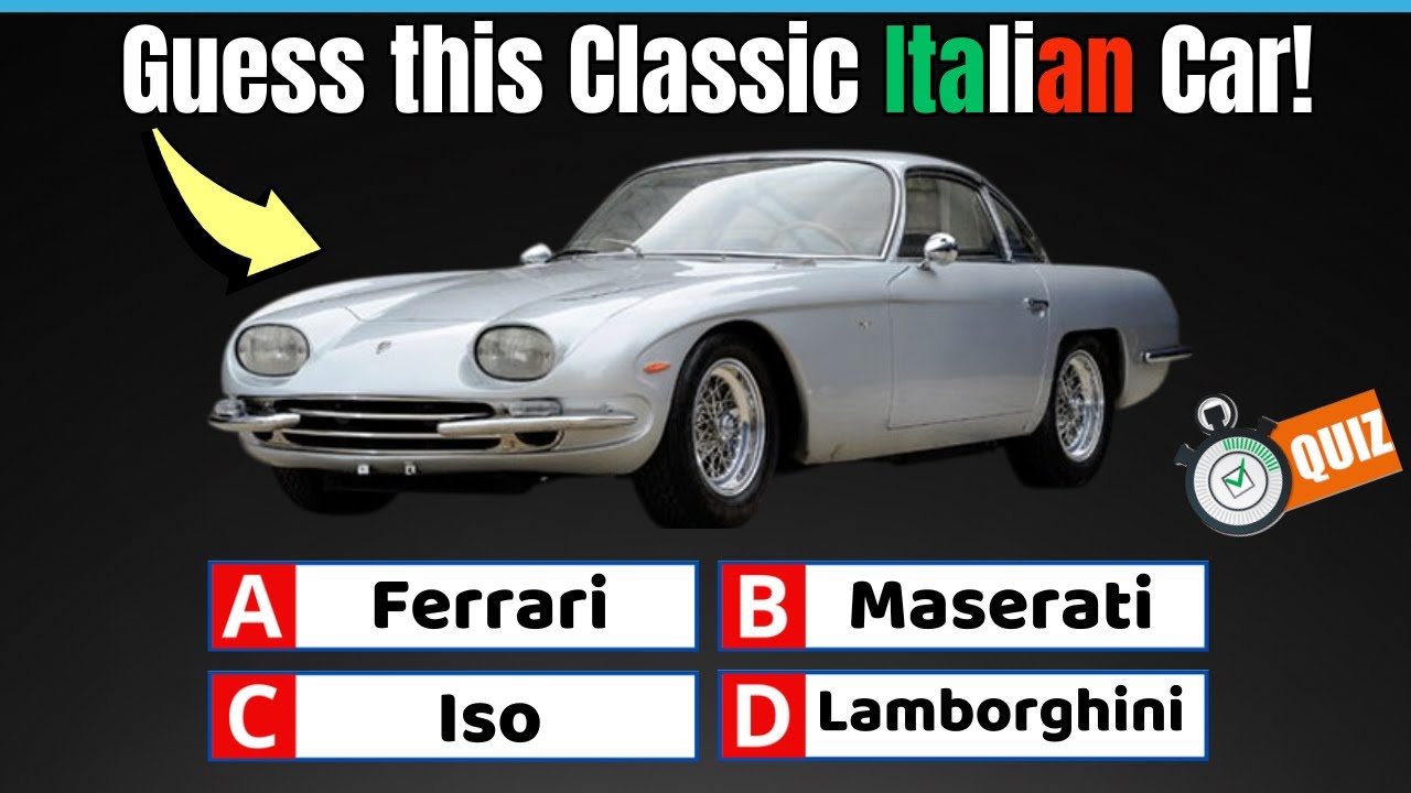 Can You Guess These Classic Italian Cars? | Vintage Wheels Quiz