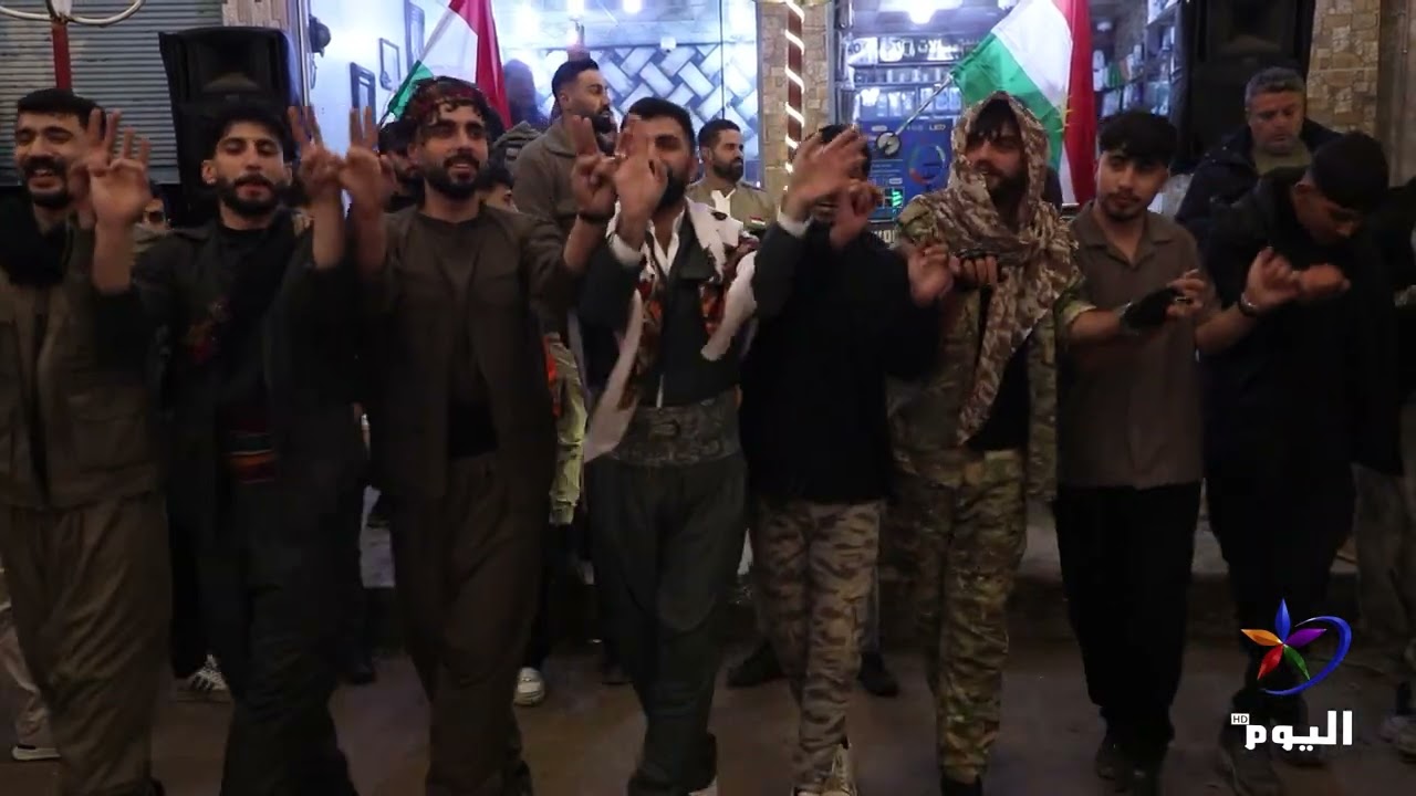 احتفالات بعيد نوروز في مدينة عامودا شمال شرق سوريا
