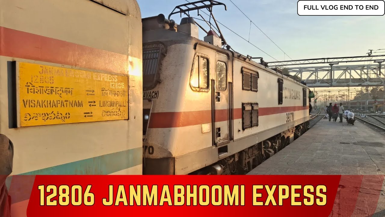 12806 Janmabhoomi Express Full Journey Vlog #indianrailways #vlogs #subscribe #trainvlog