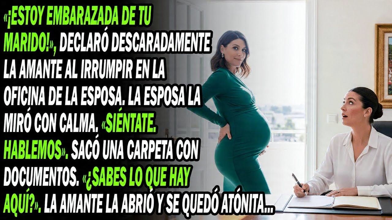 La Amante De Mi Marido Irrumpió_ _¡Embarazada De Tu Marido!_. Abrí El Dosier. Ella Palideció