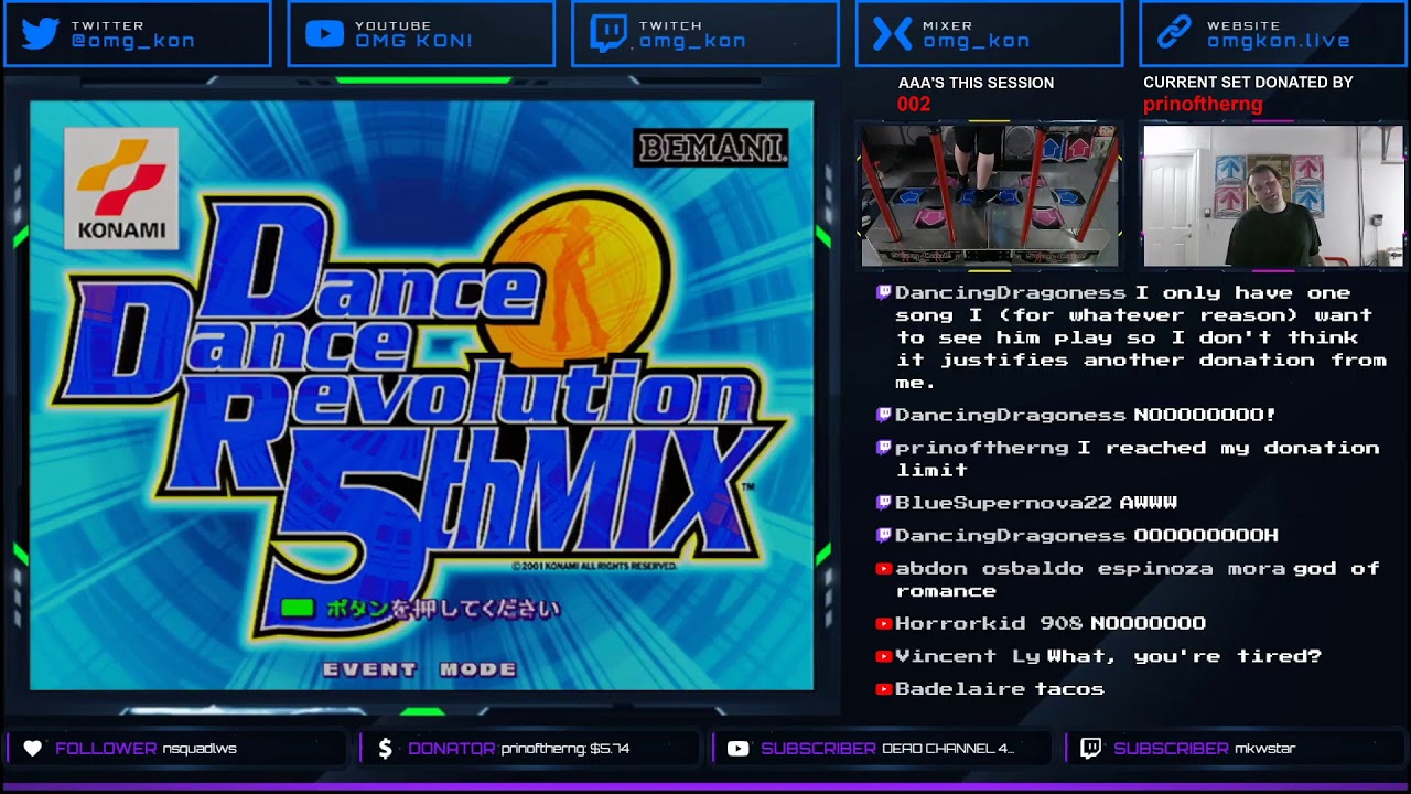 OMG KON! LIVE 75 - QUARANTINED WITH DDR 5TH MIX (SOS SEND TACOS)