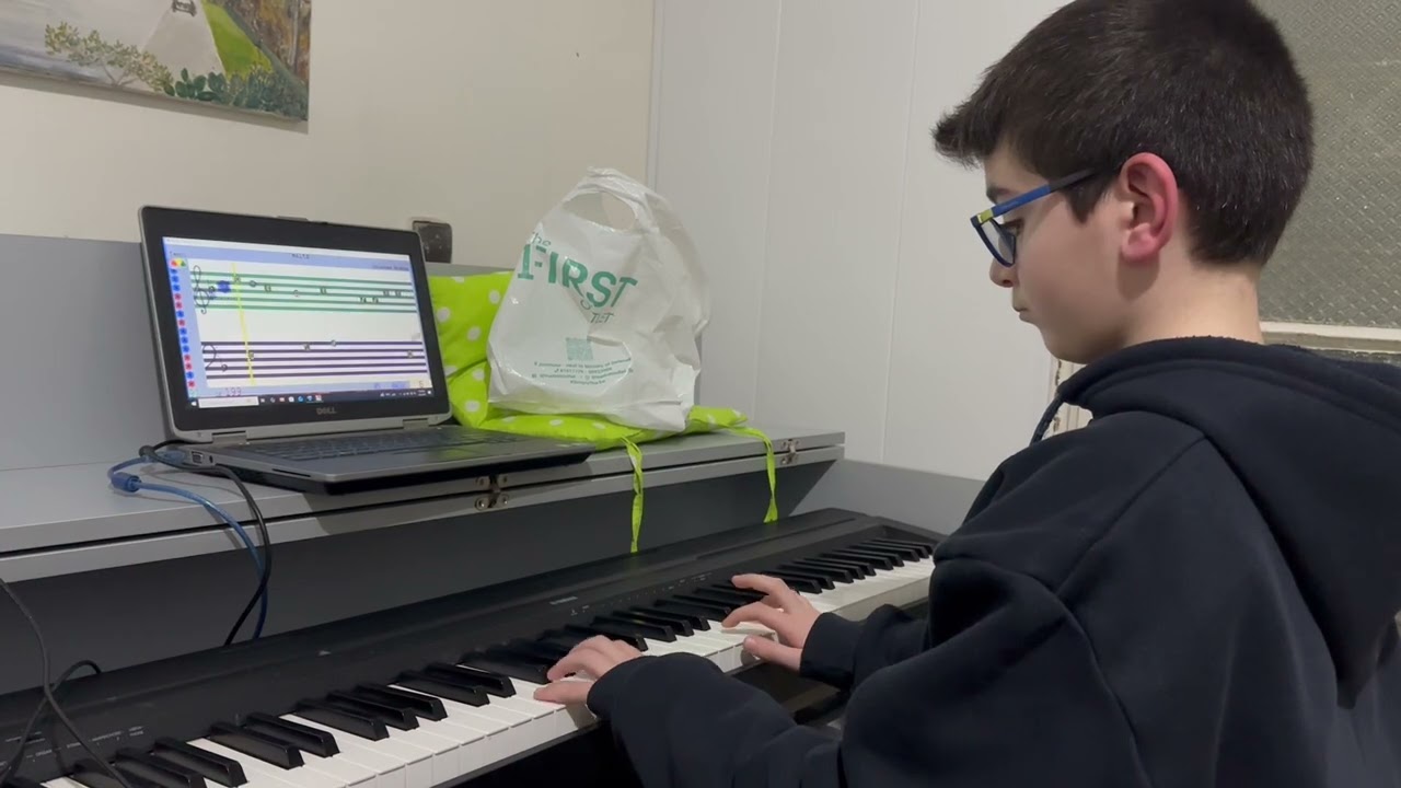 Soft Mozart Lebanon Elio (10) playing Waltz