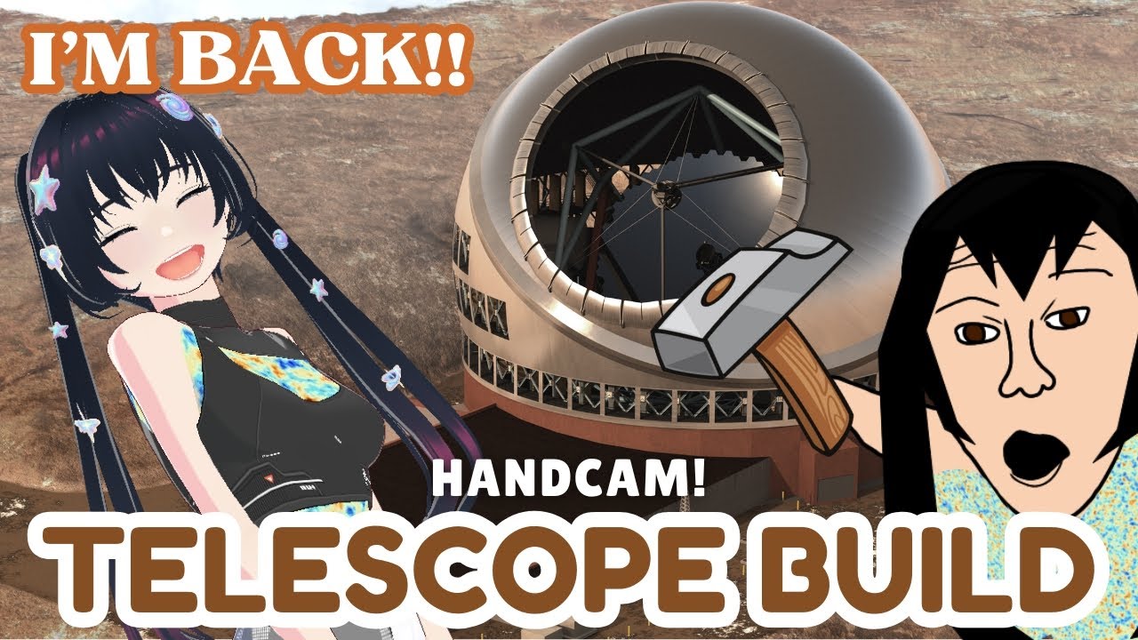 Return Stream: Building a GIANT Telescope LIVE (w/ handcam) 🔭😳✨