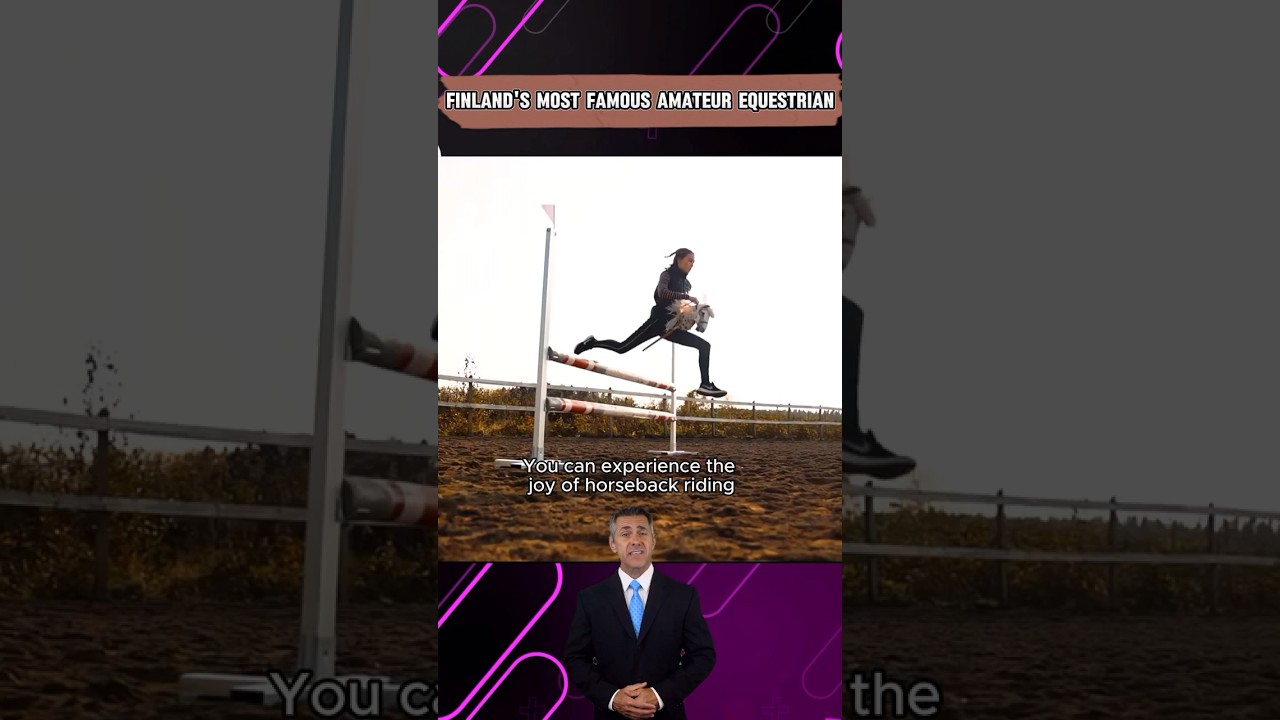 Finland's most famous amateur equestrian #knowledge #foryou #facts