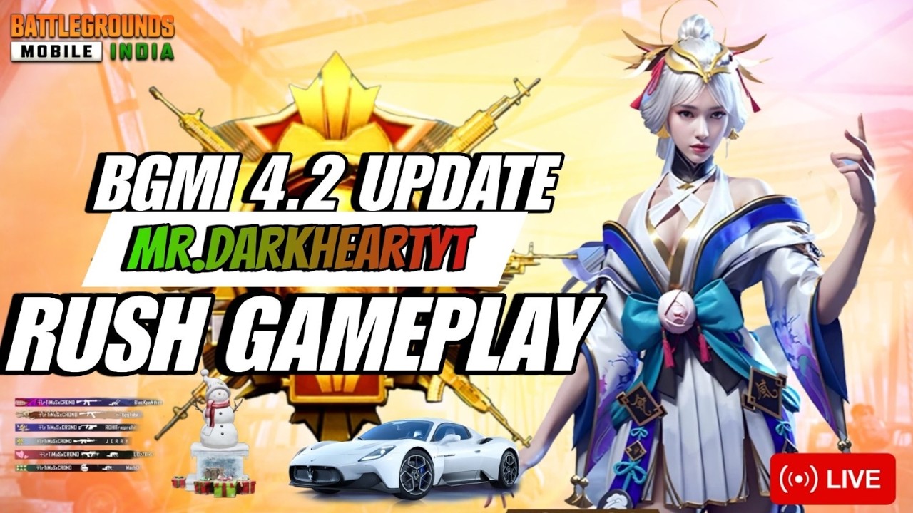 TOP 100 | RANK PUSH |ACE TO CONQUEROR | BGMI | MrDarkHeartYT