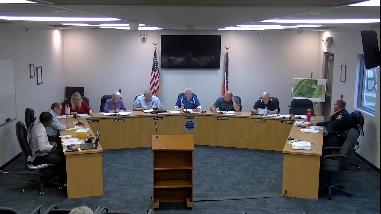Enon Village Council Meeting Sept, 23 2025 6:00 PM