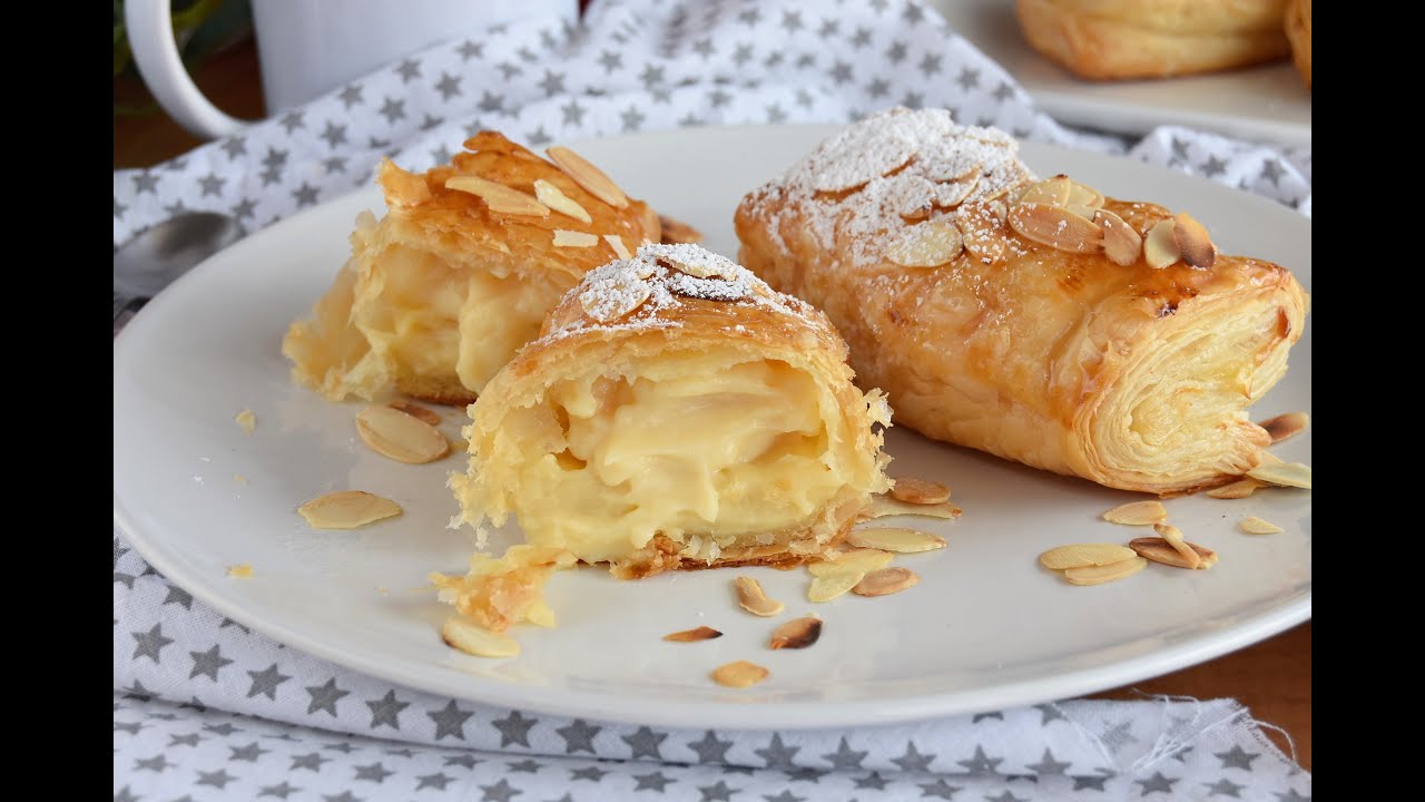 Napolitanas de crema caseras