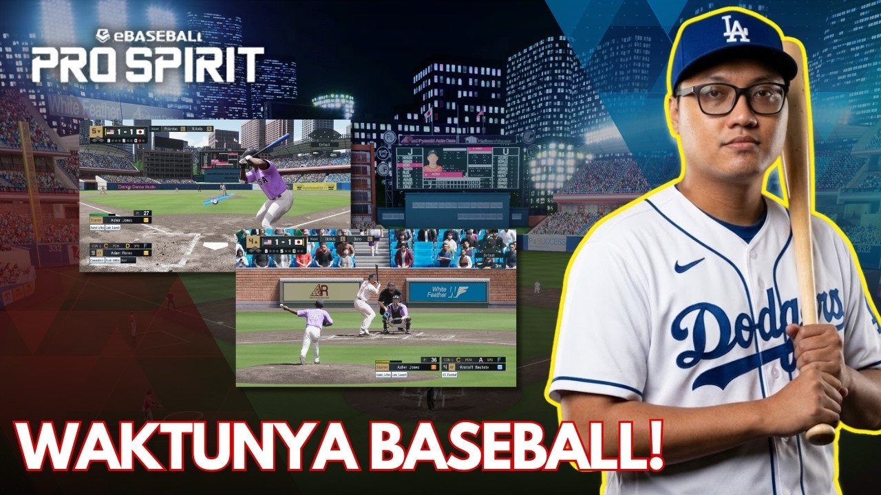 GRAFIKNYA GILA! 🔥 Akhirnya Nyobain eBaseball Pro Spirit di PS5 Pro Pertama Kali!