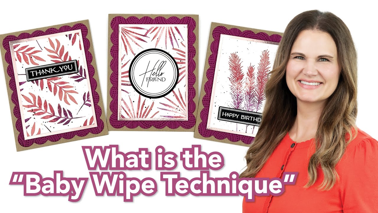 What is the Baby Wipe Stamping Technique?