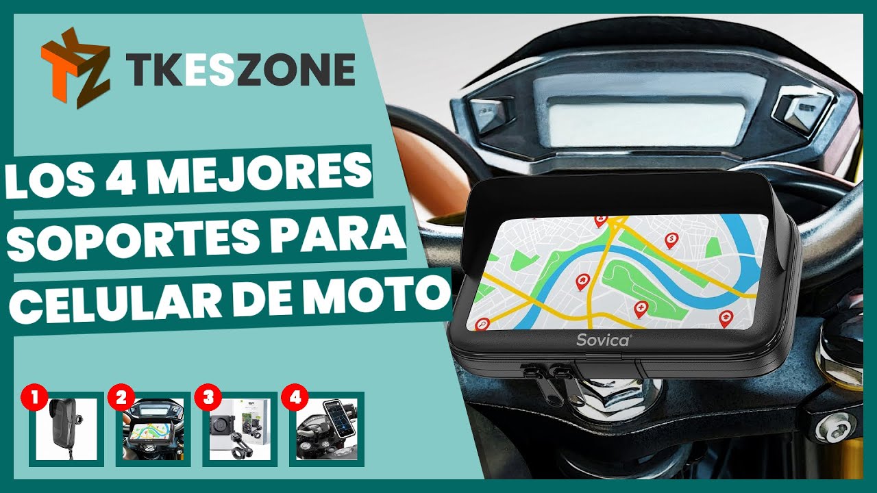 Los 4 mejores soportes para celular de moto
