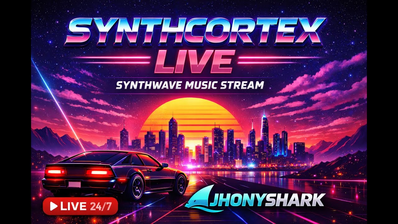 LIVE Synthwave Radio 🌅 | SynthCortex Music Stream | Electronic / Retrowave Mix