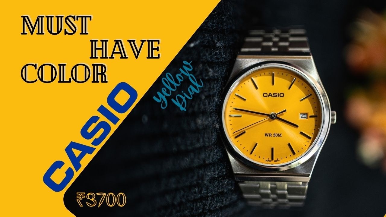 Casio's Yellow Dial 