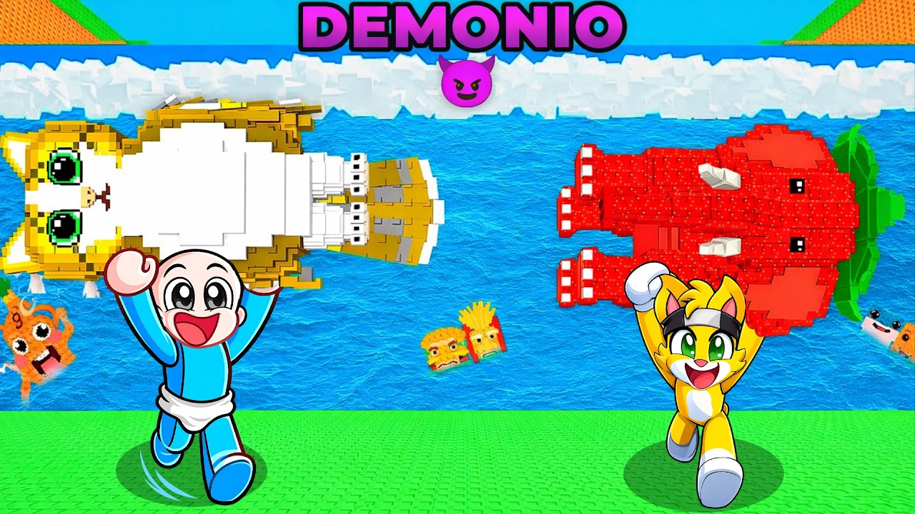 ¡ESCAPA del MEGA TSUNAMI de BRAINROTS en Roblox!