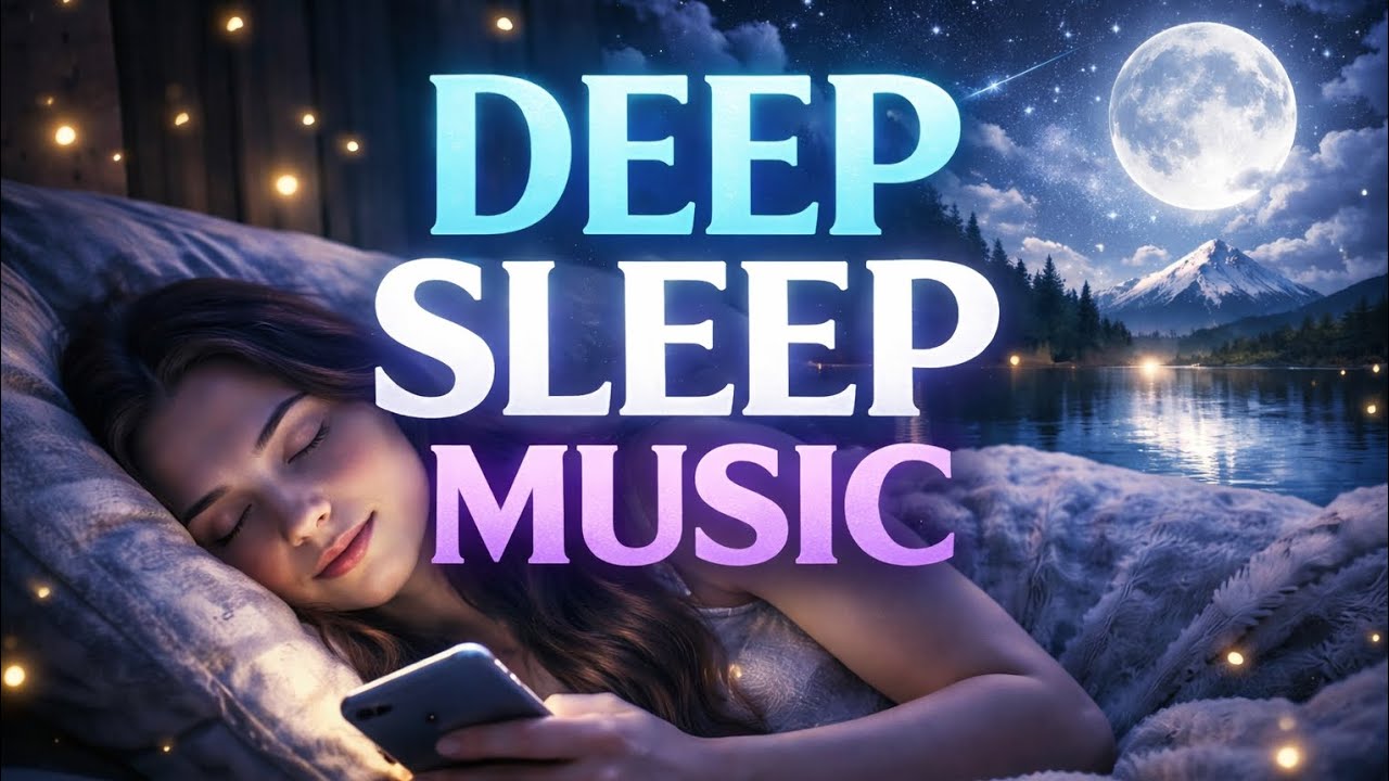 Midnight Moonlight – Deep Sleep Healing Music | Calm Night Relaxation & Stress Relief