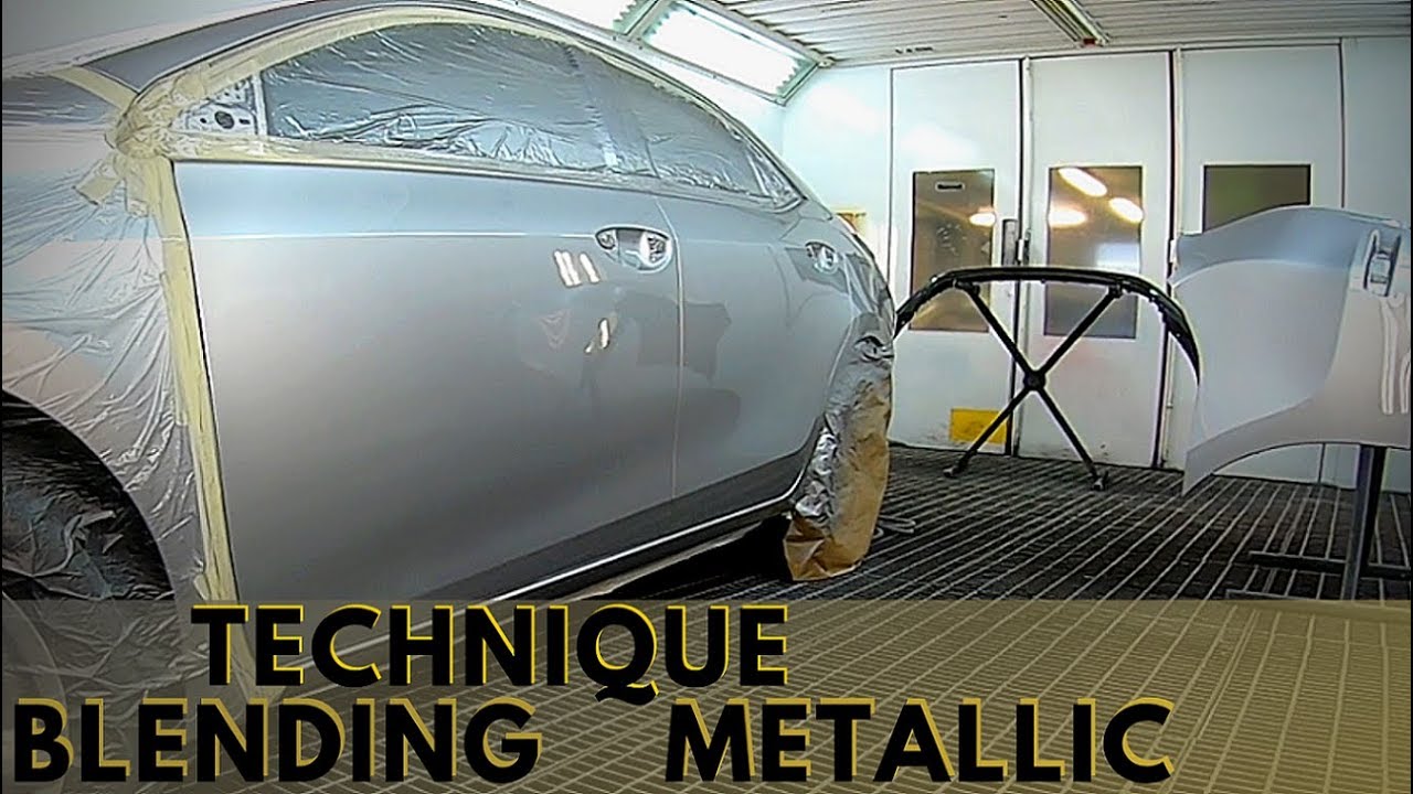 Painting Car Technique | How Blend on light silver metallic | Waterborne