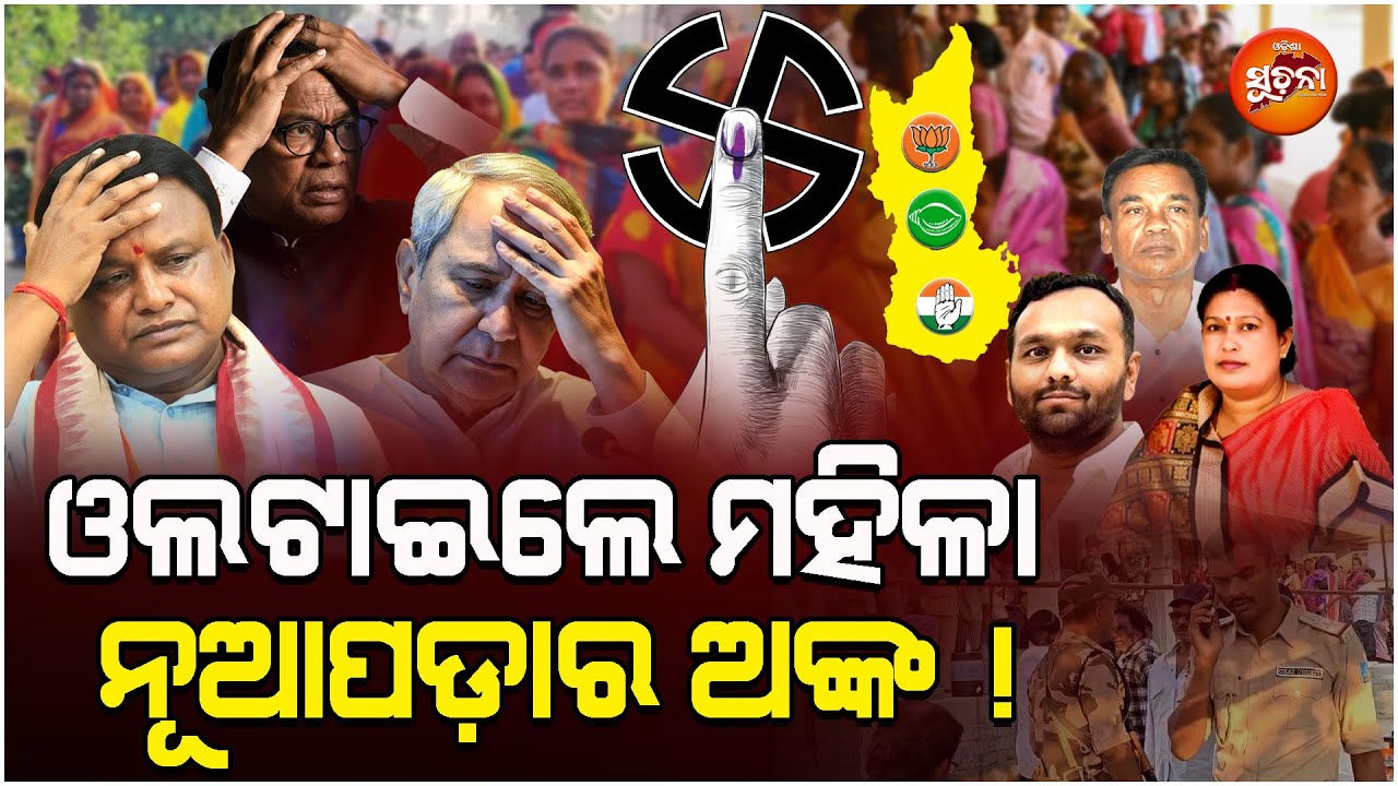 ସରିଲା ସବୁ ଗଣତିମଣତି; ଫଳାଫଳ ପୂର୍ବରୁ ନୂଆପଡ଼ାର ଗଣିତ କଲା ଓଲଟପାଲଟ |Nuapada By Election 2025| BJD | BJP | OS