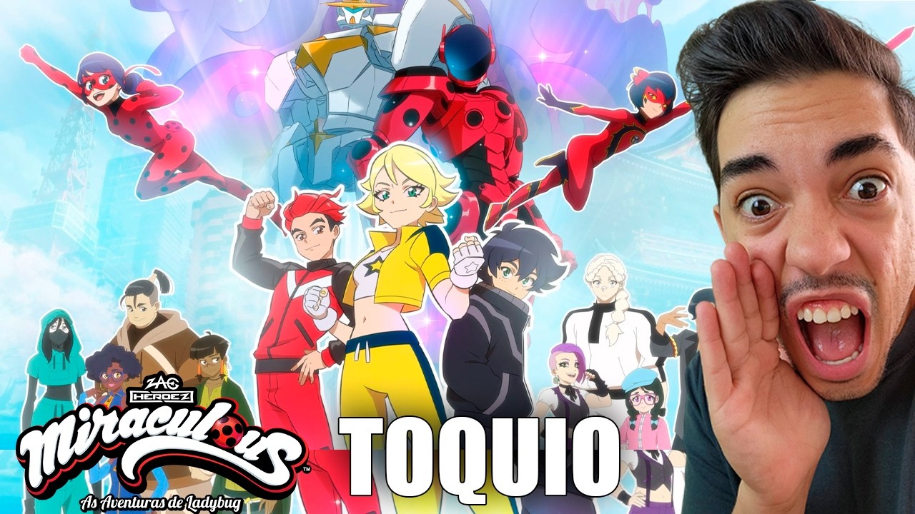 MIRACULOUS EM 2D 😍 / MIRACULOUS WORLD: ESPECIAL TOQUIO -  FORÇA ESTELAR! REACT