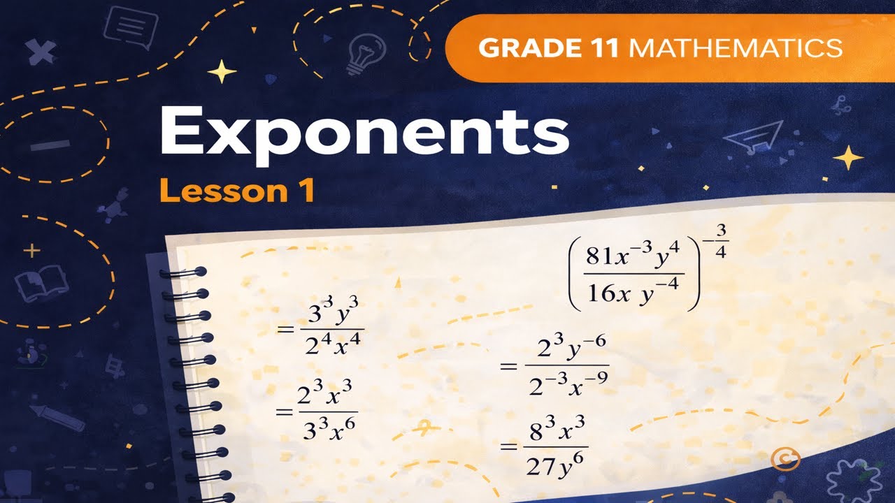 Exponents Lesson 1 Grade 11 Mathematics