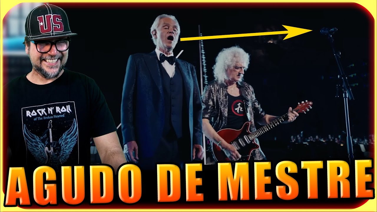 ANDREA BOCELLI Canta QUEEN com BRIAN MAY e MOSTRA UM AGUDO INCRÍVEL