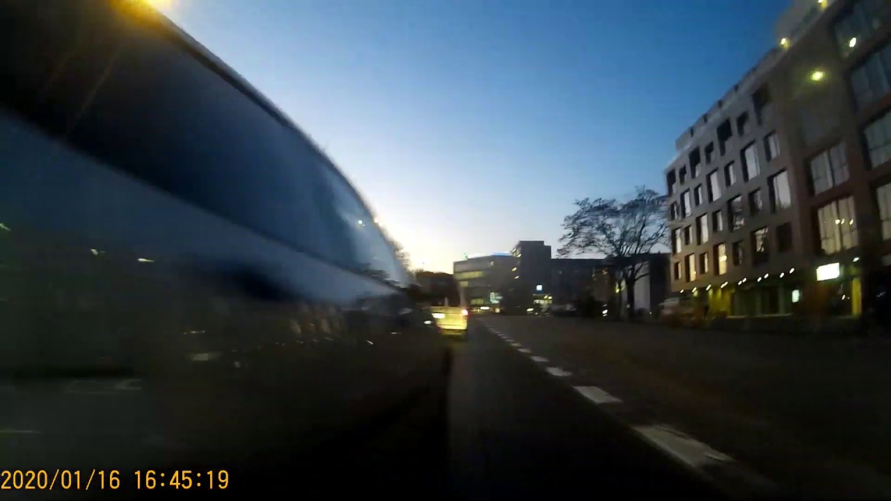 PO9043J - pr&oacute;ba potrącenia rowerzysty, Poznań Małe Garbary
