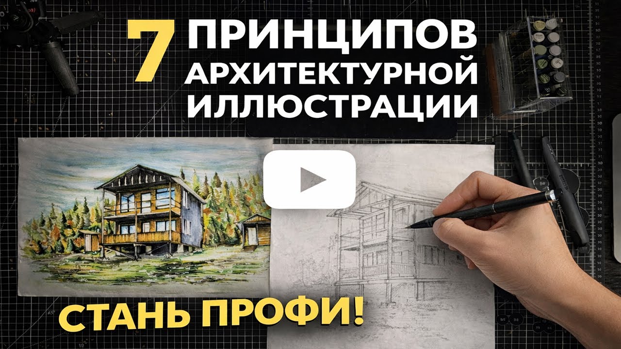 7 ПРИНЦИПОВ АРХИТЕКТУРНОЙ ИЛЛЮСТРАЦИИ | АКТУАЛЬНО ЛИ В 2026 ГОДУ