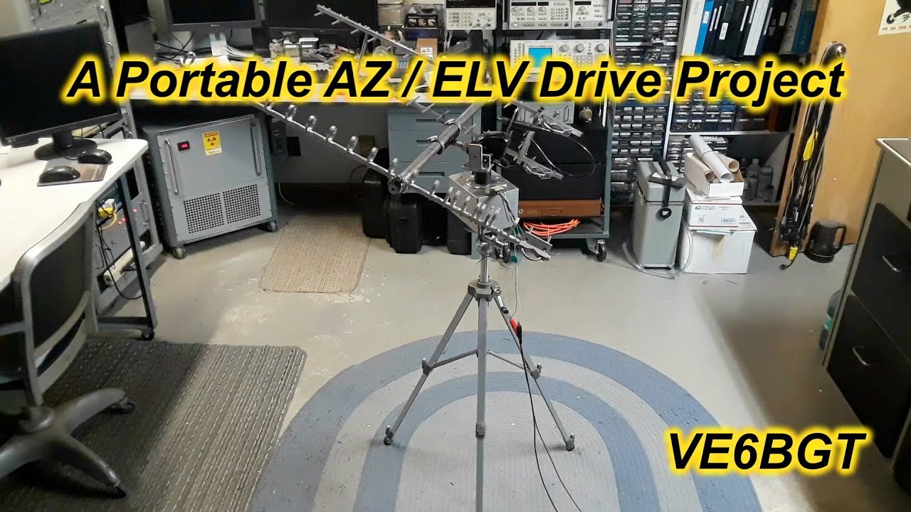 Portable Azimuth Elevation Satellite Ant Rotor Project