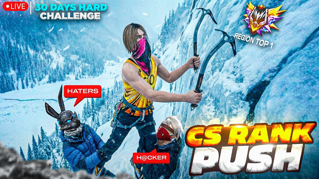 CS RANK NEW SEASON 🔥PUSH TO REGION TOP-1 | CS RANK SEASON-35 – FREE FIRE LIVE DAY 2