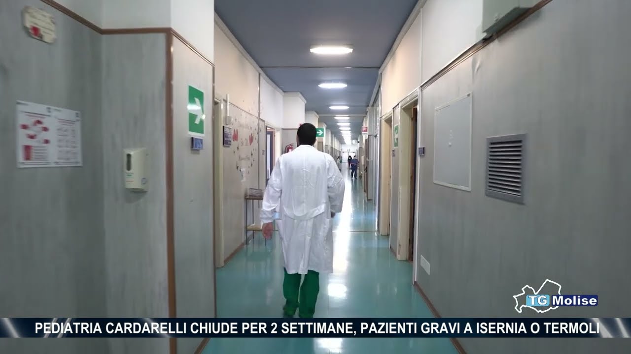 Pediatria Cardarelli chiude per 2 settimane, pazienti gravi a Isernia o Termoli