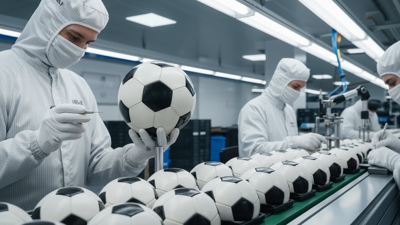 Inside The World Cup Football Factory - FULL Manufacturing Process REVEALED