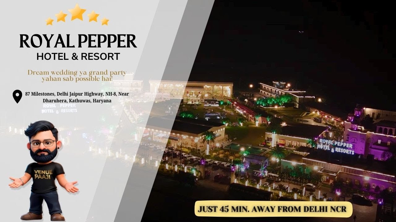 Royal Pepper Resort and Hotel Rewari | Banquets in Rewari | Venuepaaji [Destination Wedding Venue]