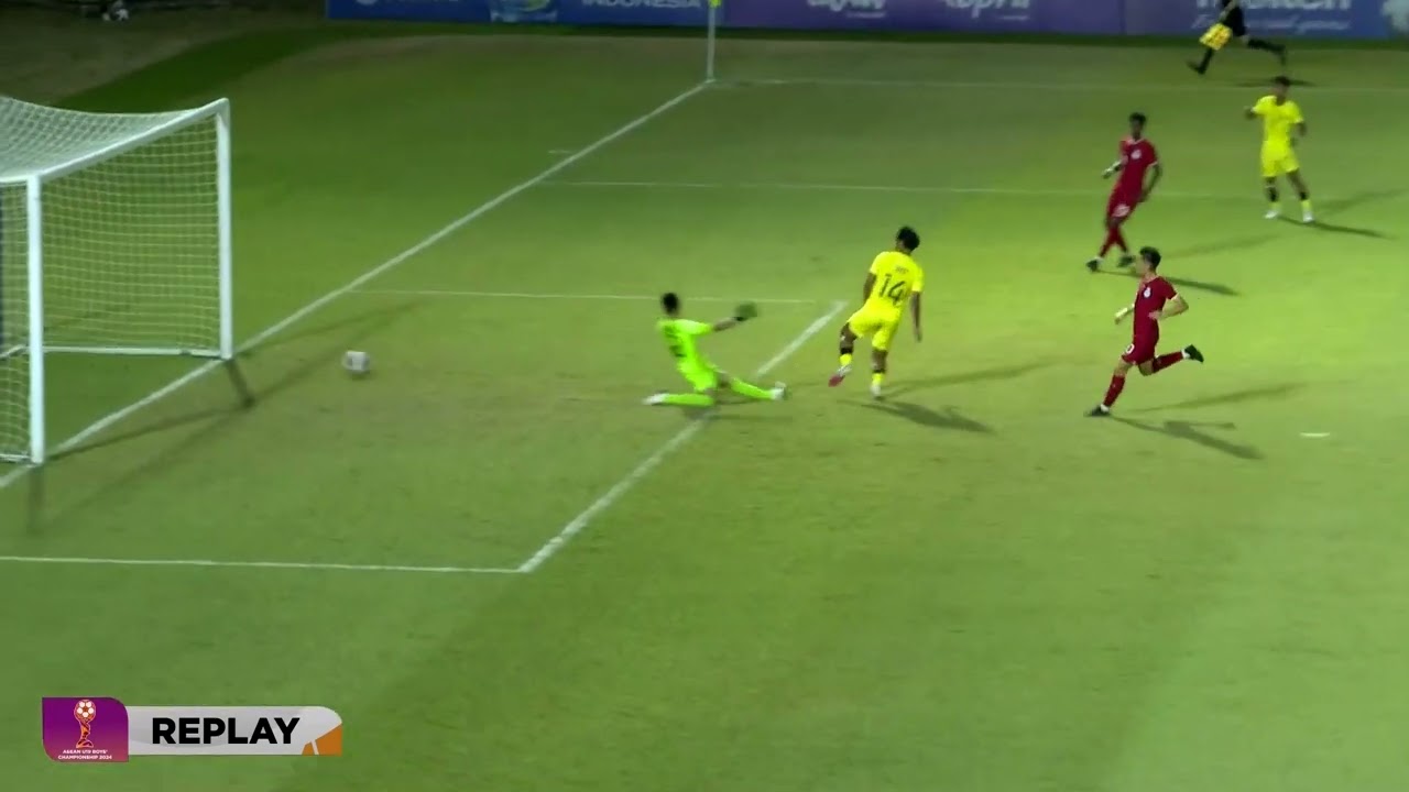 Singapura vs Malaysia - Match Clips | Asean Boys Championship U19 2024