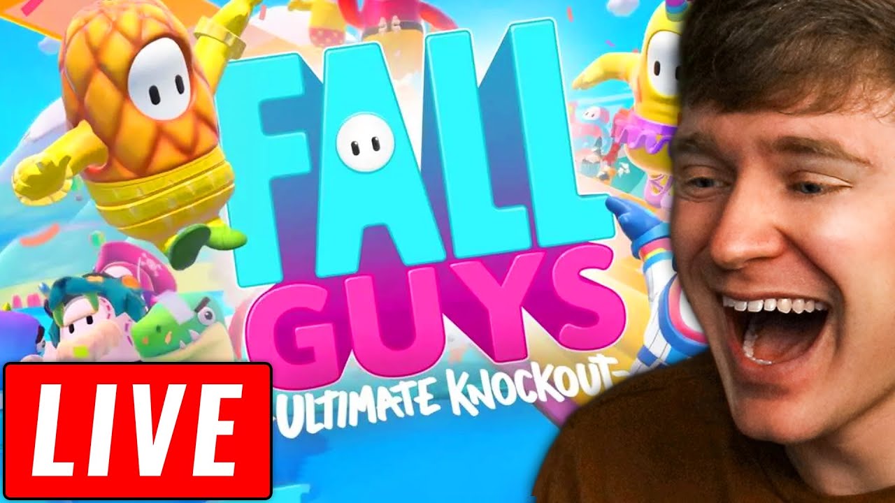🔴 BIG ANNOUNCEMENT + PLAYING FALL GUYS LIVE!