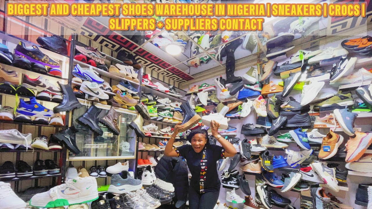BIGGEST & CHEAPEST ITALIAN SHOES WAREHOUSE IN NIGERIA | SLIDES |SNEAKERS |CROCS + SUPPLIER’S CONTACT