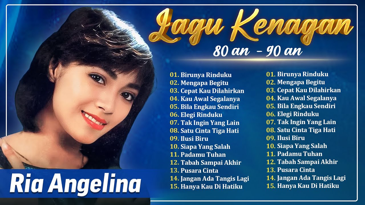 RIA ANGELINA - Lagu Nostalgia 80-90AN | Lagu Lawas Penuh Kenangan