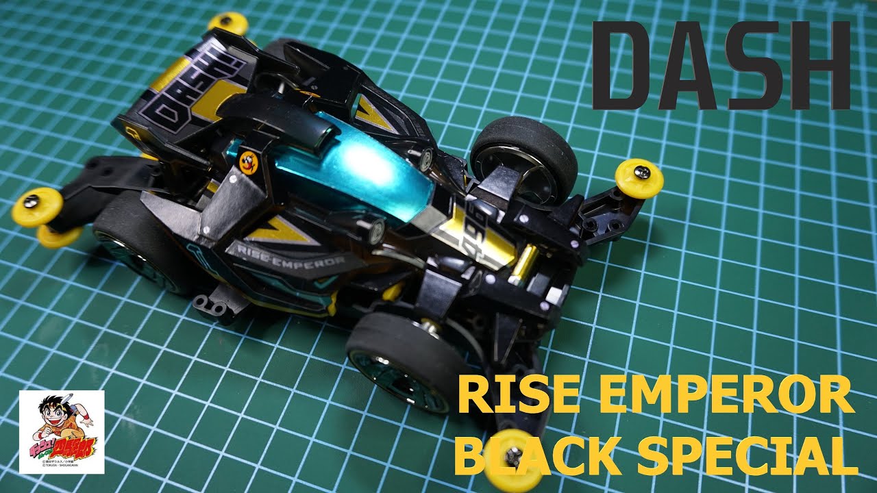 Rise Emperor Black Special Unboxing & Assembling Tamiya Mini 4WD [ミニ四駆] ライズエンペラー MA Chassis