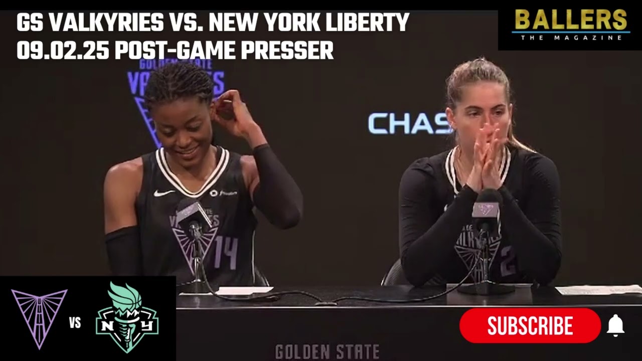 Temi Fágbénlé & Kate Martin: GS Valkyries Postgame Presser vs. New York Liberty | 09.02.25