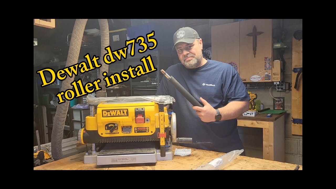 Dewalt Planer DW735 roller install / DIY restoration /Woodworking Planer
