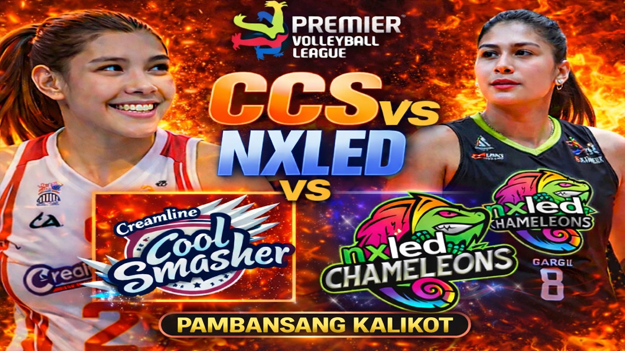 CREAMLINE COOL SMASHERS vs NXLED CHAMELIONS | Play-by-Play & Live Scoreboard