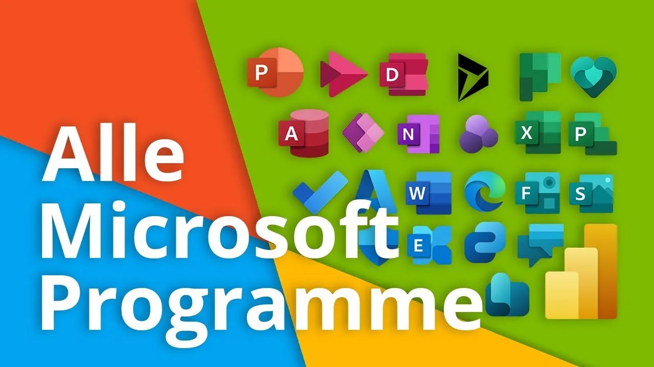 40 Microsoft Anwendungen vorgestellt