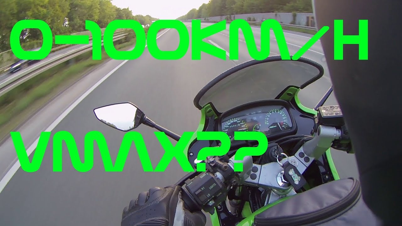 Kawasaki GPZ 500 S 0-100km/h und VMAX