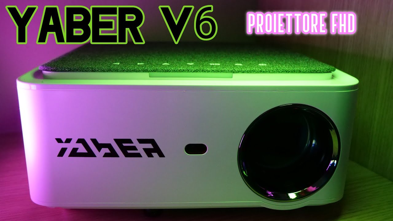 #YABERV6  Videoproiettore Yaber V6 FULL HD, BLUETOOTH; WI-FI....LA prova dei fatti!!!! (4K)