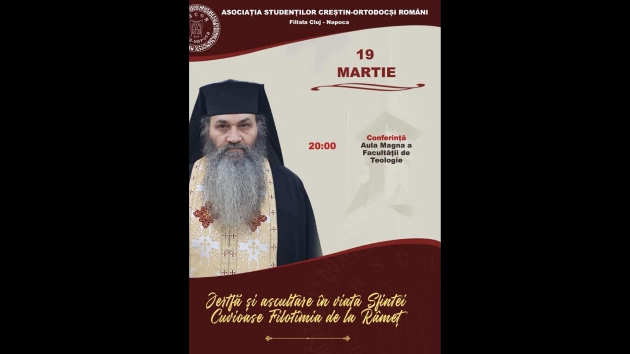 🔴 Jertfă și ascultare în viața Sfintei Cuvioase Filotimia de la Râmeț | Arhim. Antonie Kătinean